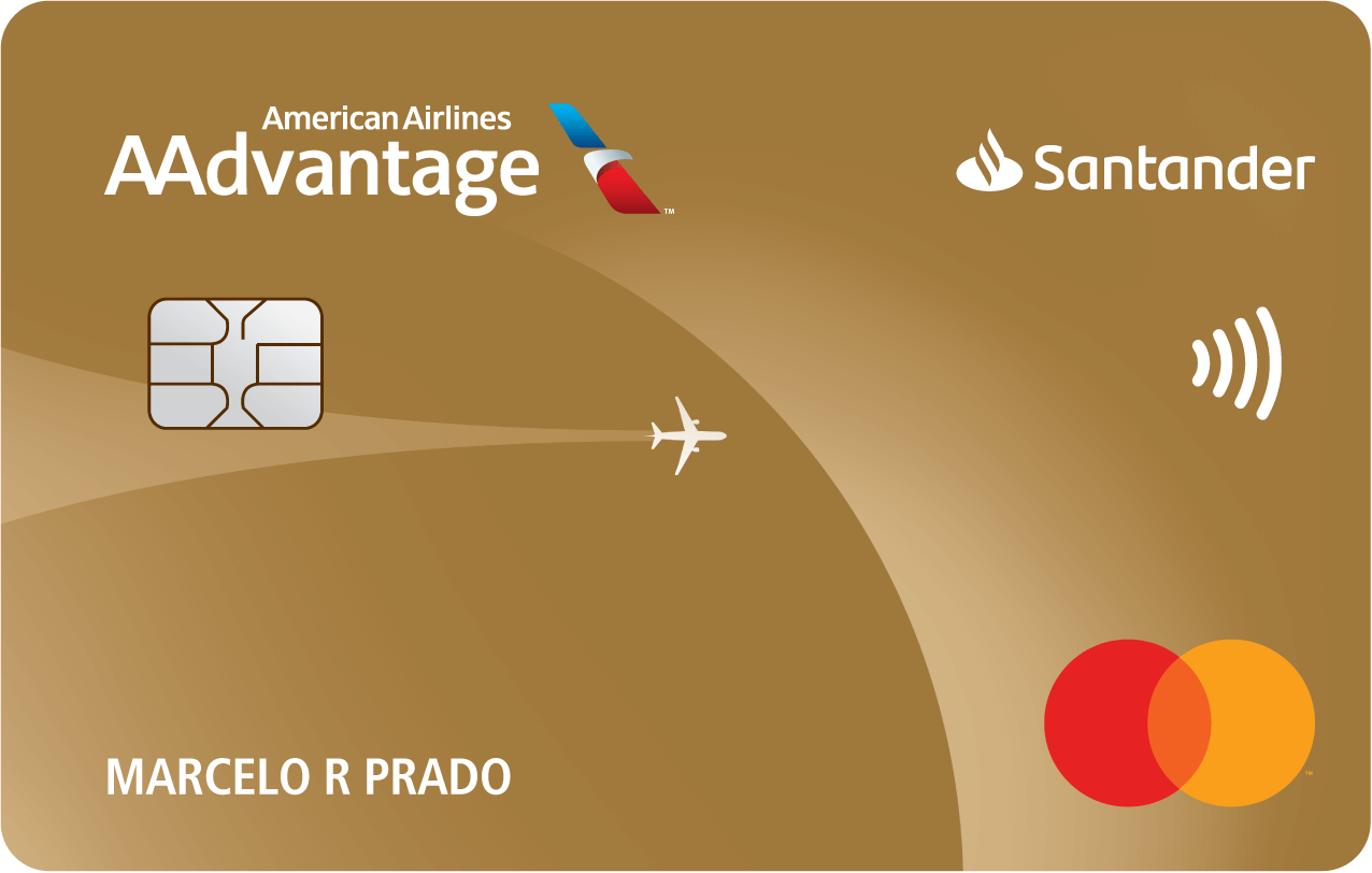 Imagem do cartão Santander / AAdvantage® Black