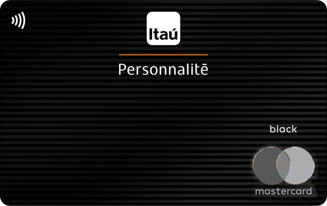 Imagem do cartão Itaú Personnalité Black